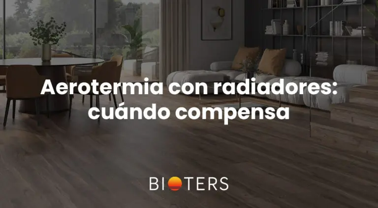 compensa la aerotermia con radiadores?